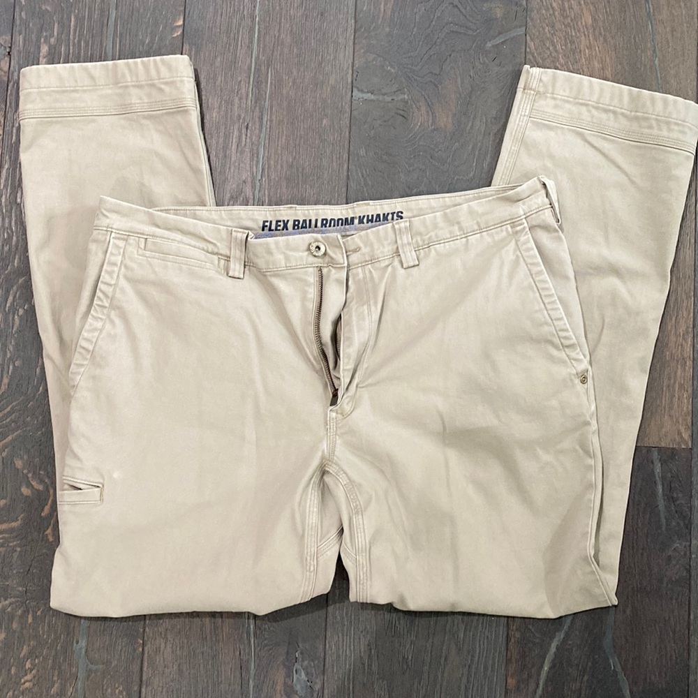 Men’s Duluth flex ballroom khaki pants